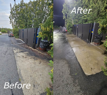 Dumpster Pad Cleaning